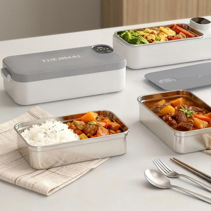 Electric Heated Lunch Box – Portable Food Warmer